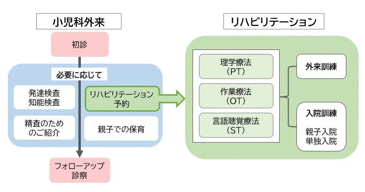 小児外来におけるリハビリテーション診療プロセス